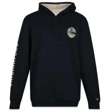 Imagem de Moletom Canguru New Era Plus Core 5950 Sticker Preto-Masculino