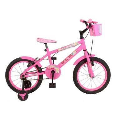 Imagem de Bicicleta Infantil Aro 16 Kls Princess Roda Alumínio