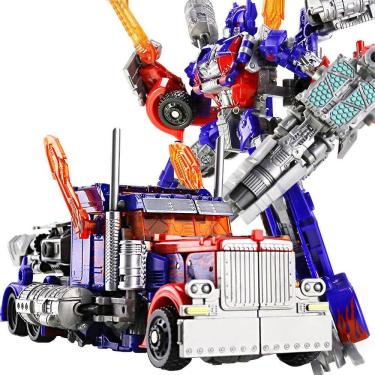 Imagem de Brinquedos de Transformação Optimus Prime Action Figures Carro Robô 