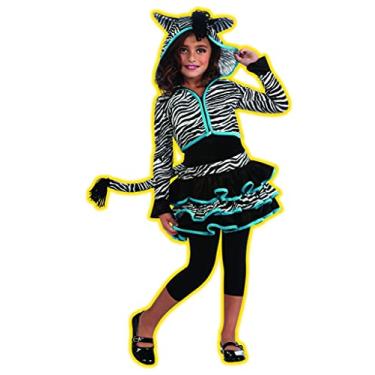 Imagem de Fantasia de moletom com capuz Zebra Drama Queens, média