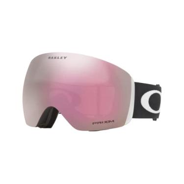 Imagem de Oakley Flight Deck masculino, preto fosco com Prizm Hi Pink Iridium, grande