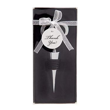 Imagem de Darice Rolha de vinho com recorte de coração - prata - 11,4 cm (4-1/2")