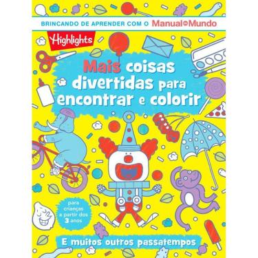 Imagem de Mais coisas divertidas para encontrar e colorir - Livro 2: Livro de coisas divertidas para encontrar e colorir