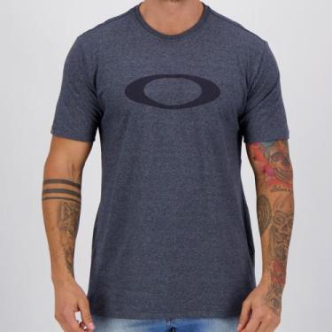 Imagem de Camiseta Oakley Cam O-Ellipse Tee Mescla Azul