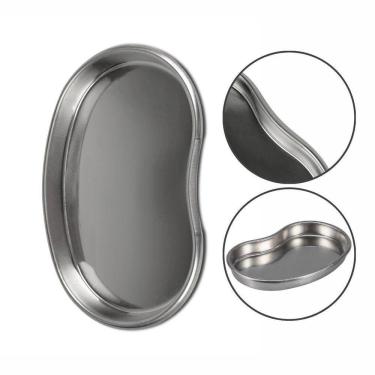 Imagem de Bandeja Cuba Rim Aço Inox Manicure Podologia Odonto Estética