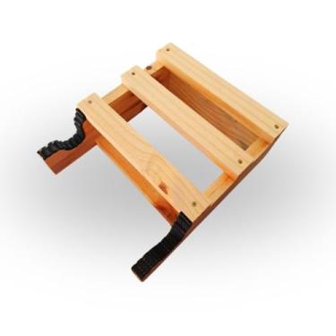 Imagem de Suporte de Parede para Bicicleta Luma Confort: Organização e Estilo para Sua Sala ou Casa, Feito em Madeira