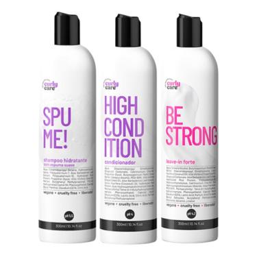 Imagem de Kit Curly Care Shampoo + Condicionador + Leave-in Forte