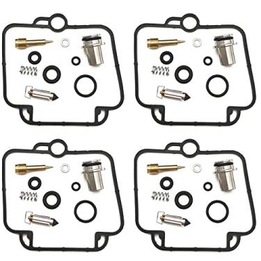 Imagem de Kit de reparo de carburador de motor de motocicleta peças de assento de agulha flutuante PARA SUZUKI GS500E 1994-2000 GS 500 GS500 E (Cor: 4 conjuntos)