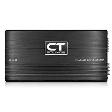 Imagem de CT Sounds Amplificador automotivo CT-800.5D 1000 Watt Classe D de 5 canais de alcance completo