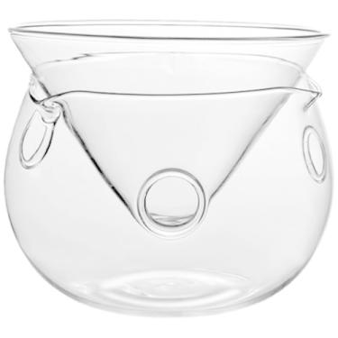 Imagem de BIUDECO 1 conjunto de tigela transparente de gelo seco, tigela de servir de camarão, coquetel, tigelas de servir, sorvete, recipientes de sorvete, recipientes de sorvete, recipiente de coquetel,