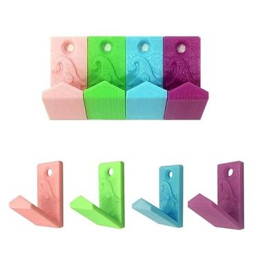 Imagem de Pacote com 4 cabides de corte/armazenamento para Cricut, suporte de tapete de aderência padrão, acessórios para Explore One/Air/Air 2/Maker (Pacote colorido)