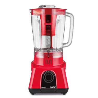 Imagem de Liquidificador Turbo 2,6L 8 Velocidades 1000W 127V Vermelho Multi - LQ1003