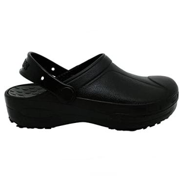 Imagem de Calçado Babuche Industrial Profissional SoftWorks Antiderrapante Super Grip BB90 Preto/Prata