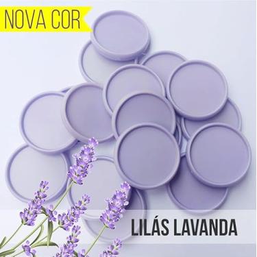 Imagem de Kit 12 Discos G 32mm de Caderno Infinito Sistema Inteligente Amor Infinito Cadernos - Liso (Lilás Lavanda)