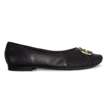 Imagem de Sapatilha Usaflex Feminina Bloco Joanetes Preto Mm0104001 36