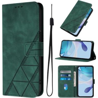 Imagem de MEMAXELUS Capa carteira para Motorola Moto G34 5G / Moto G54 5G, carteira de couro PU premium flip capa protetora para celular alça de pulso suporte de cartão suporte à prova de choque para Moto G34 /