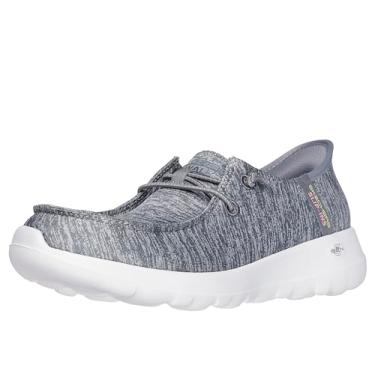 Imagem de Skechers Skechers Tênis feminino sem cadarço Go Walk Joy Moc Toe Casual, Cinza, 40