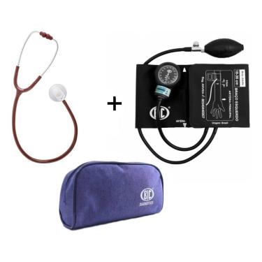 Imagem de Esfigmomanometro Inovva Plus Bic + Estetoscopio Bic Standard