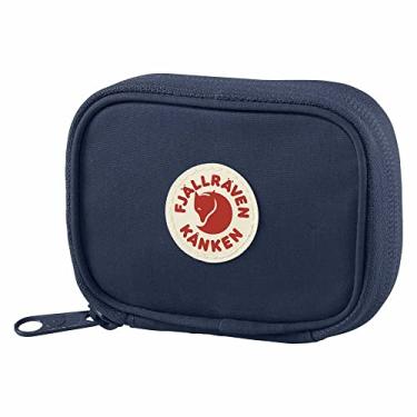 Imagem de Fjällräven Carteira de cartão unissex para adultos (apenas malas), preta, grande, Azul marino, One Size, Carteira de cartão Kånken