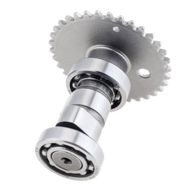 Imagem de Windance Eixo de cames GY6 50cc 60cc 80cc 100cc CNC de alto desempenho para 139QMB 139QMA / Scooter Moped ATV Go Karts, eixo de came de aço de liga (eixo de cames GY6 50cc 100cc)