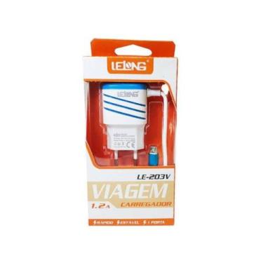 Imagem de Carregador Celular Turbo Smartphone Parede Viagem Rápido Micro Usb V8 