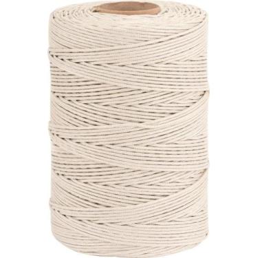 Imagem de Corda Multifilamento Trançada 4,0mm 4,5kg 405 Metros Branca - Vonder