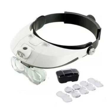 Imagem de Lupa Cabeça Luz Led Estética Dentista Pele Depilação - A.R Variedades 