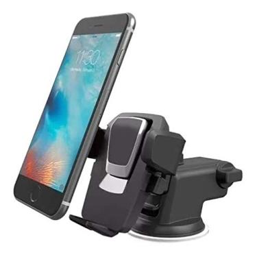 Imagem de Suporte de celular automotivo veicular Knup Gruda no painel e vidro para gps waze uber