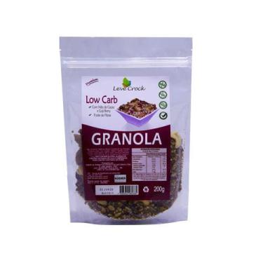 Imagem de Granola Low Carb de Nibs de Cacau e Goji Berry Sem Glúten Leve Crock 2