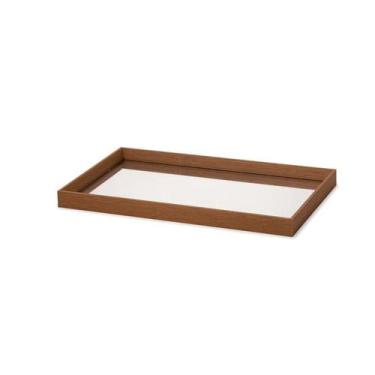 Imagem de BANDEJA RETANGULAR EM MDF COM ESPELHO 45cm - Mart