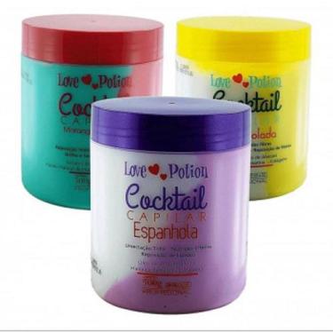 Imagem de Kit cronograma cocktail capilar love potion 3x500g