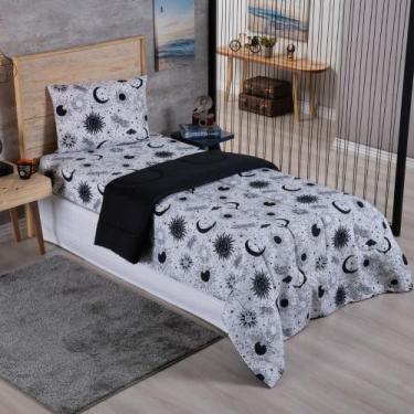 Imagem de Kit Edredom Solteiro Micropercal 200 fios Infantil Dupla Face Astral 3