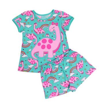 Imagem de pijama fem . 4-8 kyly dino
