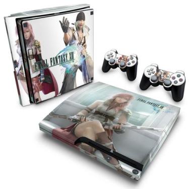 Imagem de Adesivo Compatível PS3 Slim Skin - Final Fantasy Xiii A - Pop Arte Ski