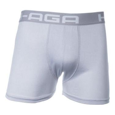 Imagem de Cueca Box Boxer Adulto Microfibra Original - Básica Linda, Cinza, GG