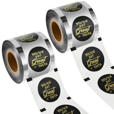 Imagem de Henoyso Película seladora de 2 rolos para máquina de selagem 90-105 mm 6400 xícaras de filme selador de chá bolha para copos de plástico de 473 ml para chá de bolhas, água, café, suco, refrigerante