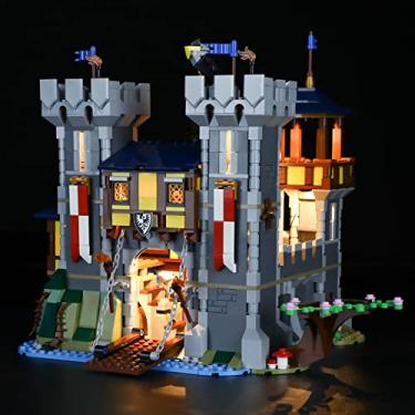 Imagem de GEAMENT LED Light Kit Compatible with Lego Medieval Castle - Lighting Set for Creator 31120 Building Model (Model Set Not Included)