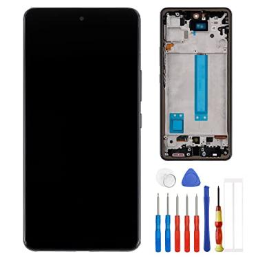 Imagem de E-yiiviil Tela digital TFT compatível com Samsung Galaxy A53 5G SM-A536B SM-A536U Tela sensível ao toque LCD de 6,5 polegadas com ferramentas Schwarz (com moldura) Sem suporte para desbloqueio de