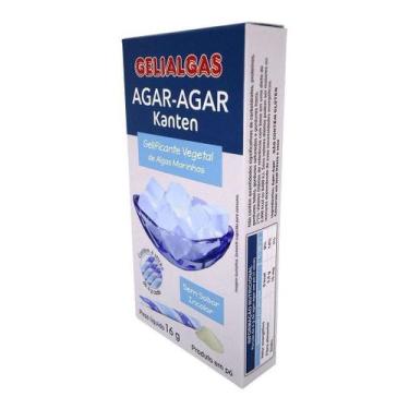 Imagem de Gelatina Vegetal De Algas Kanten Agar Agar 16g Gelialgas - Agargel