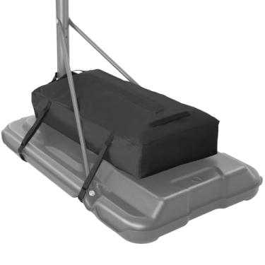 Imagem de Imdot Substituição da base de basquete - Âncora de base pesada para cesta de basquete portátil, resistente ao clima, preta