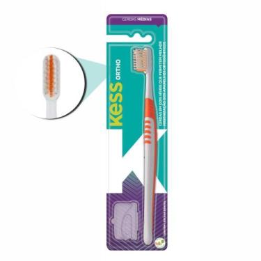 Imagem de Escova Dental Kess Ortodôntica Cores Sortidas Cód.1992 - BELLIZ COMPAN