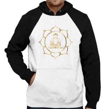 Imagem de Moletom Buda - Foca na Moda, Branco, Preto, P