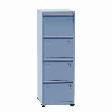 Imagem de Arquivo de Aço com 04 Gavetas Especial Pandin 1,36 m Azul Dali