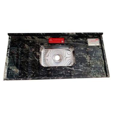 Imagem de Pia de Cozinha Granito 180cm Indiano Plus Cuba Simples - L.A PIAS E GR