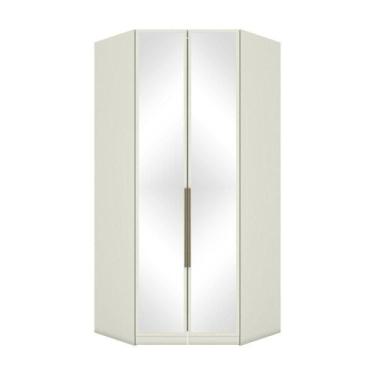 Imagem de Canto Closet Modulado 2 Portas Com Espelho 3 Gavetas - HENN