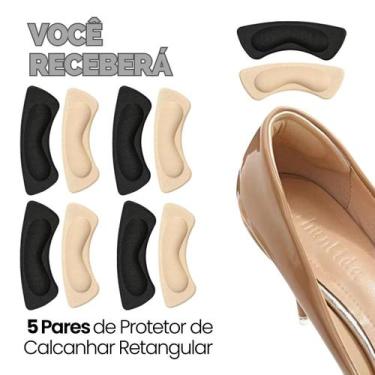 Imagem de Kit Protetor Adesivo De Calcanhar Tendão Aquiles Ajustável Sapatos - E