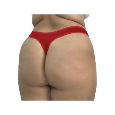 Imagem de Kit com 5 Tanga Fio Dental Plus Size Romantic Microlight Premium Micro