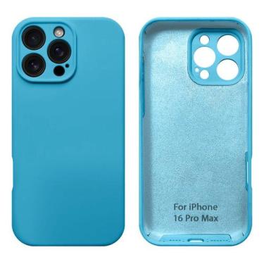 Imagem de Capa Capinha Para iPhones 16 Pro Max Protcam Silicone Veludo com Prote