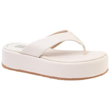 Imagem de Tamanco Feminino Flatform Plataforma De Dedo Confortável Dia A Dia Via