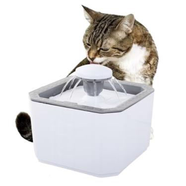 Imagem de Fonte Bebedouro Elevado Automático De Água 2.5l Filtro Cães E Gatos Premium Pet